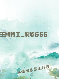王牌特工