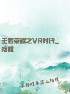 王者荣耀之VR时代