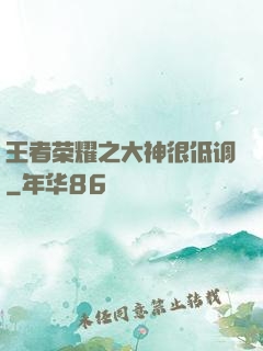 王者荣耀之大神很低调