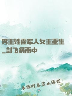 男主姓霍军人女主重生