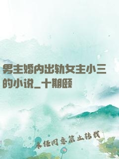 男主婚内出轨女主小三的小说