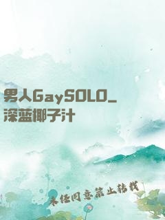 男人GaySOLO