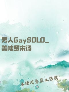 男人GaySOLO