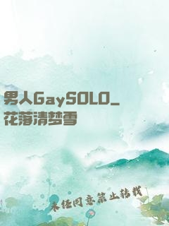男人GaySOLO