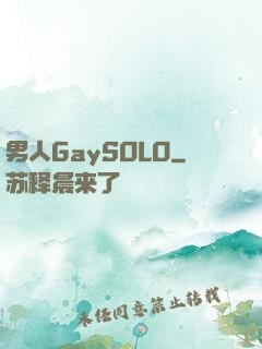 男人GaySOLO