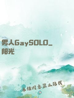 男人GaySOLO