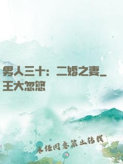 男人三十：二婚之妻