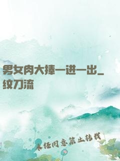 男女肉大捧一进一出