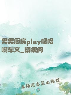 男男厨房play嗯哈啊车文