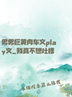 男男巨黄肉车文play文