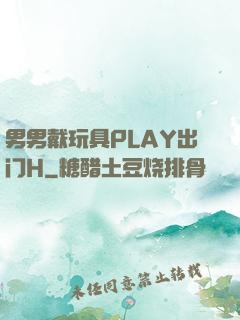 男男戴玩具PLAY出门H