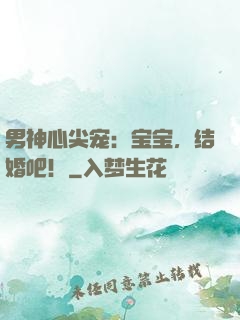 男神心尖宠：宝宝，结婚吧！