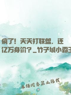 疯了！天天打联盟，还亿万身价？