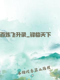 百炼飞升录