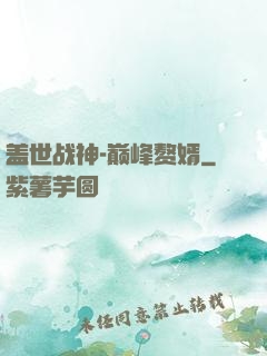 盖世战神-巅峰赘婿