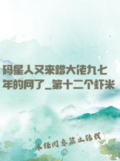 码星人又来蹭大佬九七年的网了