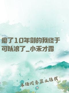 磨了10年剑的我终于可以浪了
