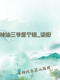 神仙三爷是个妞