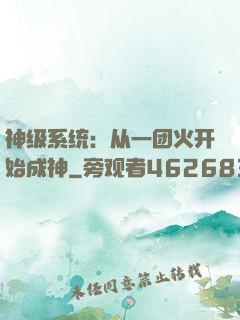 神级系统：从一团火开始成神