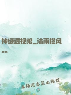神级透视眼