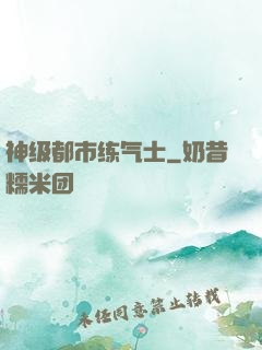 神级都市练气士