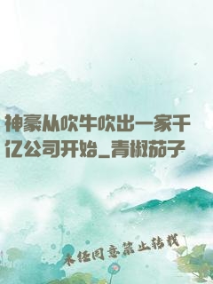 神豪从吹牛吹出一家千亿公司开始