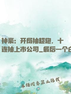 神豪：开局抽超跑，十连抽上市公司