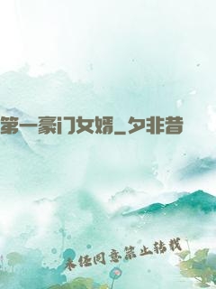 第一豪门女婿