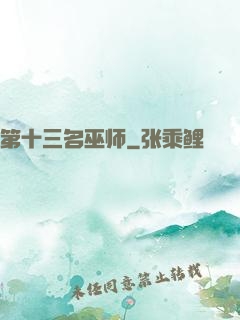 第十三名巫师