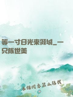 等一寸日光来倾城
