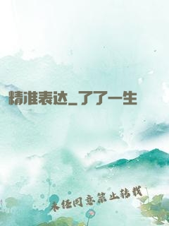 精准表达