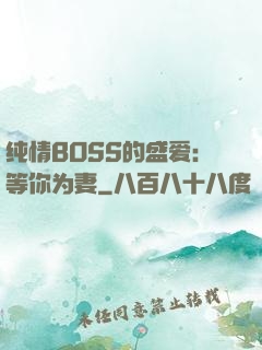 纯情BOSS的盛爱：等你为妻