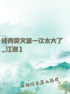 纯肉爽文第一次太大了