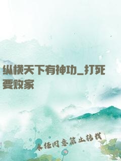 纵横天下有神功