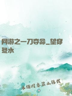 网游之一刀夺命
