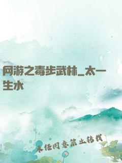 网游之毒步武林
