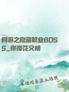 网游之隐藏职业BOSS