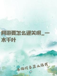 网游要怎么通关啊