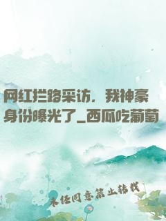 网红拦路采访，我神豪身份曝光了