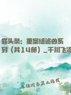 罪头条：重案组追凶系列（共14册）