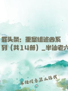 罪头条：重案组追凶系列（共14册）