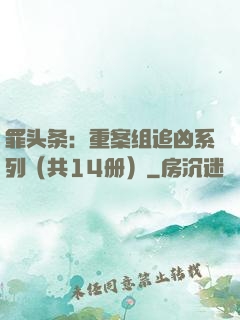 罪头条：重案组追凶系列（共14册）