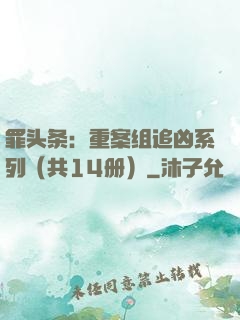 罪头条：重案组追凶系列（共14册）