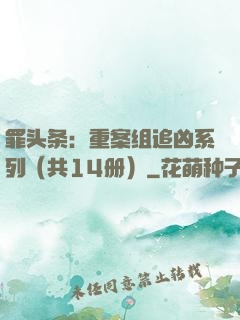 罪头条：重案组追凶系列（共14册）