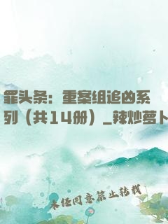 罪头条：重案组追凶系列（共14册）