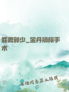 罪妻邪少