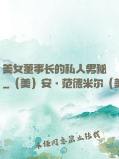 美女董事长的私人男秘
