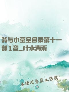 翁与小莹全目录第十一部1章