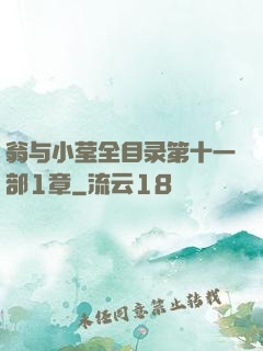 翁与小莹全目录第十一部1章