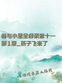 翁与小莹全目录第十一部1章